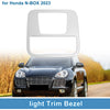 Honda N-BOX (2023) Silver Tone Front Row Light Trim Bezel