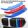 BMW X1 F48 3 Pcs M-Color 8 Slats Front Grill Cover Clips (2015-2018)