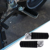 Kawasaki 1 Pair 12.5mm Aluminium Alloy Motorcycle Footrest Footpeg Black