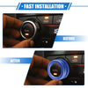 Toyota RAV4 (2019-2023) Blue 4 Pcs AC Climate Control Knob Rings