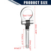 Honda Fit Silver Tone Round Bumper Trailer Ring Eye Towing (2009-2013)