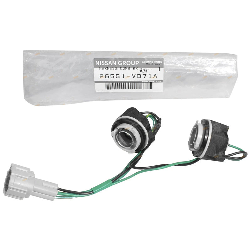 Nissan Patrol GU Y61 Wagon Rear Tail Light Wire Loom + Socket