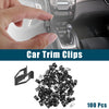 Ford Mazda Black 100 Pcs Interior Retainer Fastener Clips