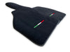 Ferrari F8 Spider Black Tailored Carpets Set with Emblem Floor Mats