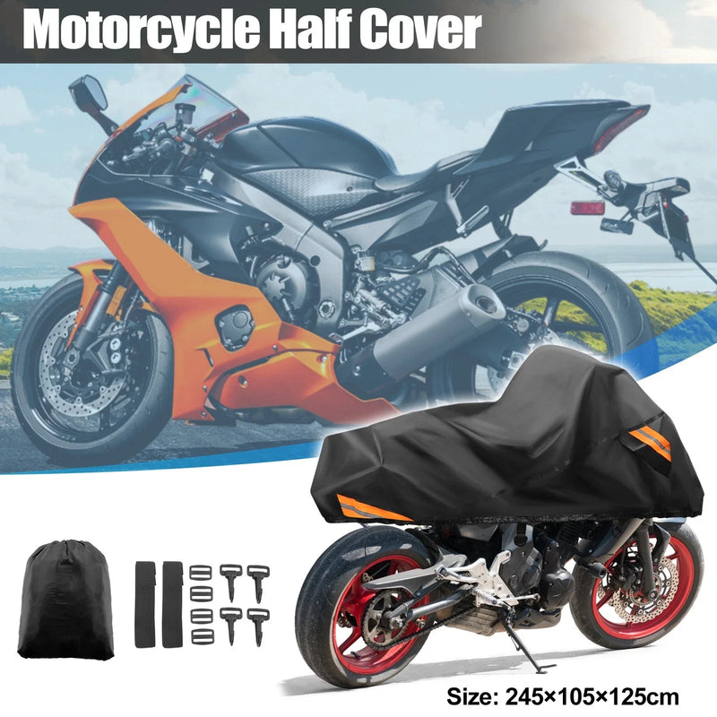 Harley Dyna FXD FXDF Iron 883 Motorcycle Cover Half Cover (2009–2017)