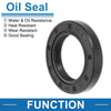 Make Model Oil Seal 5 Pcs 25x40x7mm Seal Ring Rotary Shaft Nitrile Rubber