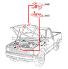 Isuzu  KB KB26 KB41 1972-1980 Bonnet Latch Striker