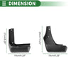 Honda City GM6 Mud Flaps Splash Guards Front & Rear (2015-2019)