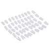 Car 50 x White Plastic Instrument Panel Mounting Rivets