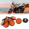 Trailer, Motorcycle, Car, Caravan 10 x 56mm Yellow Round Reflectors