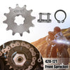 Dirt Bike Mini Bike 1 Set 420 12T 17mm Motorcycle Front Engine Sprocket