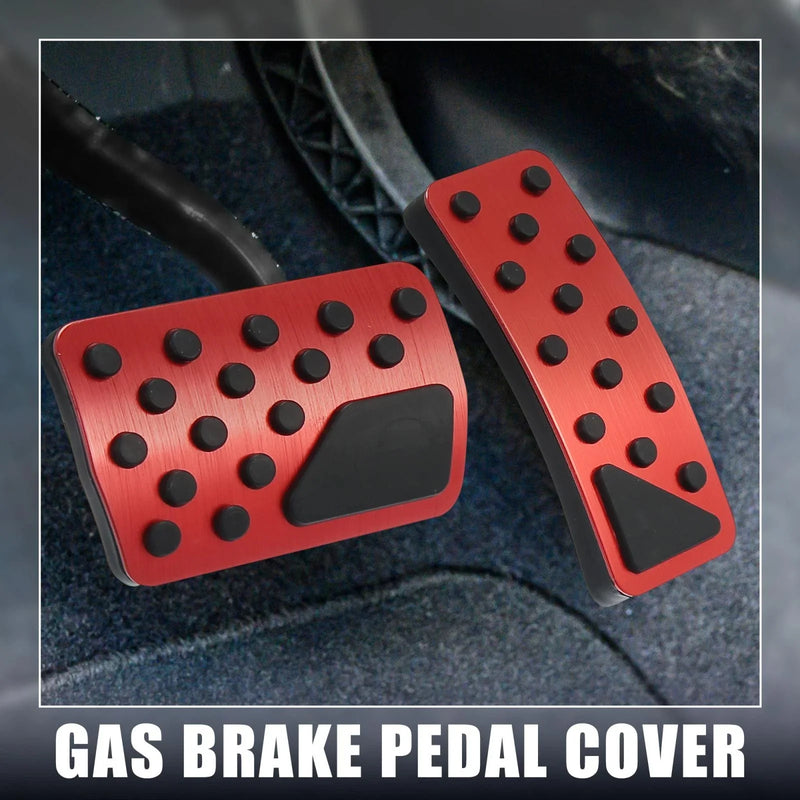 Jeep (2011-2021) Red Brake Pedal Pad & Gas Pedal Cover