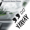 Ford 6 x Windshield Washer Nozzles & Hose Connectors