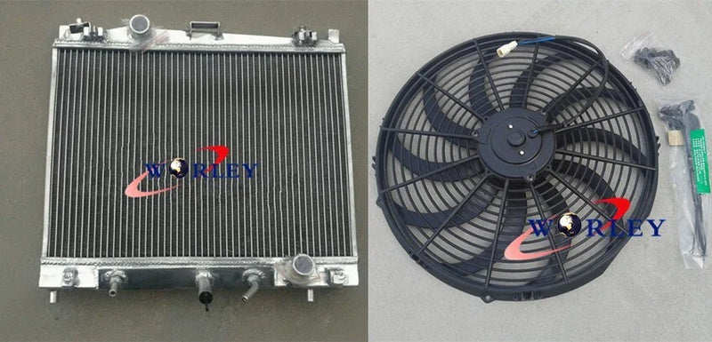 Toyota Yaris, Corolla Axio Radiator & Fan (NCP90-93, NZE161)