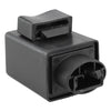 LED Turn Signals 3x2.9x6.5cm Black ABS Flasher Relay 12V 3-Pin