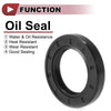 Rotary Shaft Seal 28x45x7mm 5 Pcs Oil Seal Nitrile 70 Durometer Rubber Black