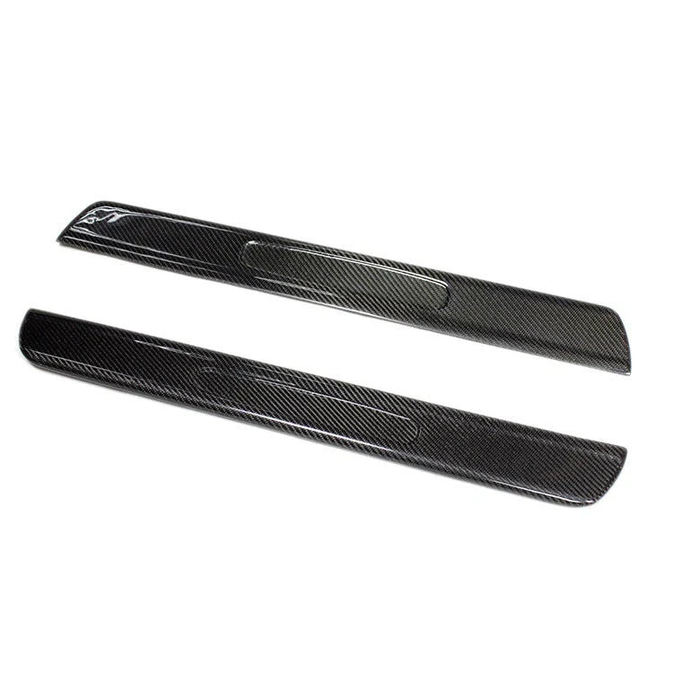 Carbon Fiber Door Sill Padel Guard Cover Trim fits Porsche 991 997 2006-2010