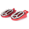 Suzuki RMZ250 RMZ450 Aluminum Footpegs  Footrests Red (2010-2015)