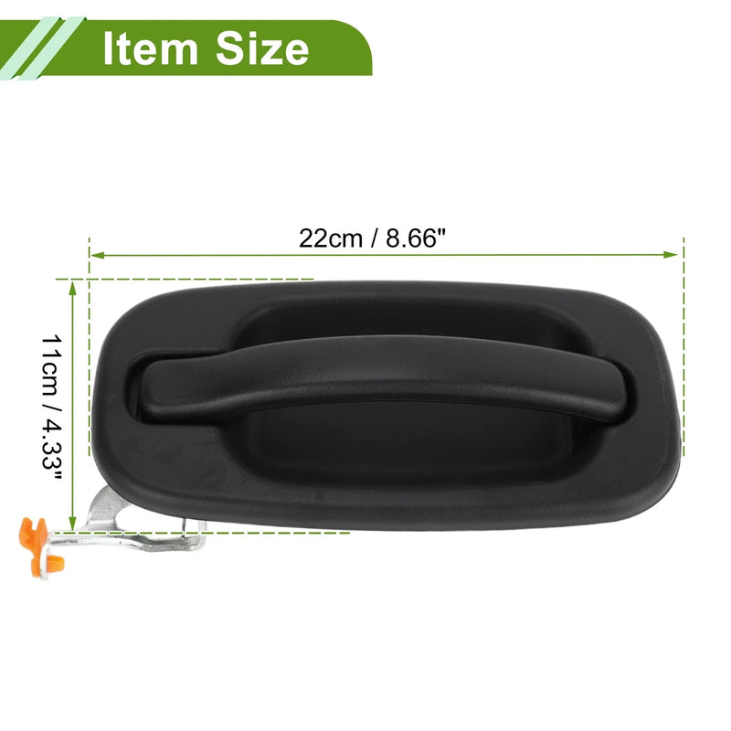 Chevrolet GMC Silverado Models Black Rear Left Exterior Door Handle