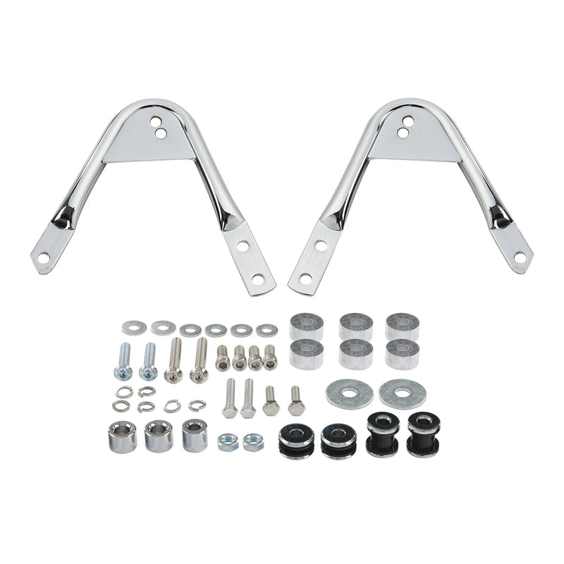 Harley Electra Glide 2x Luggage Rack Rear Docking Hardware Kit (97-08)