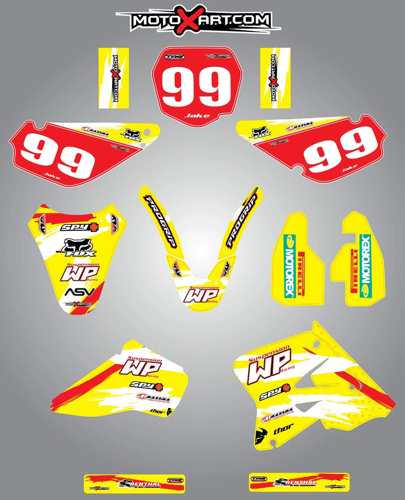 Suzuki RM 85 Custom Graphics Kit  Stickers (2000-2021)