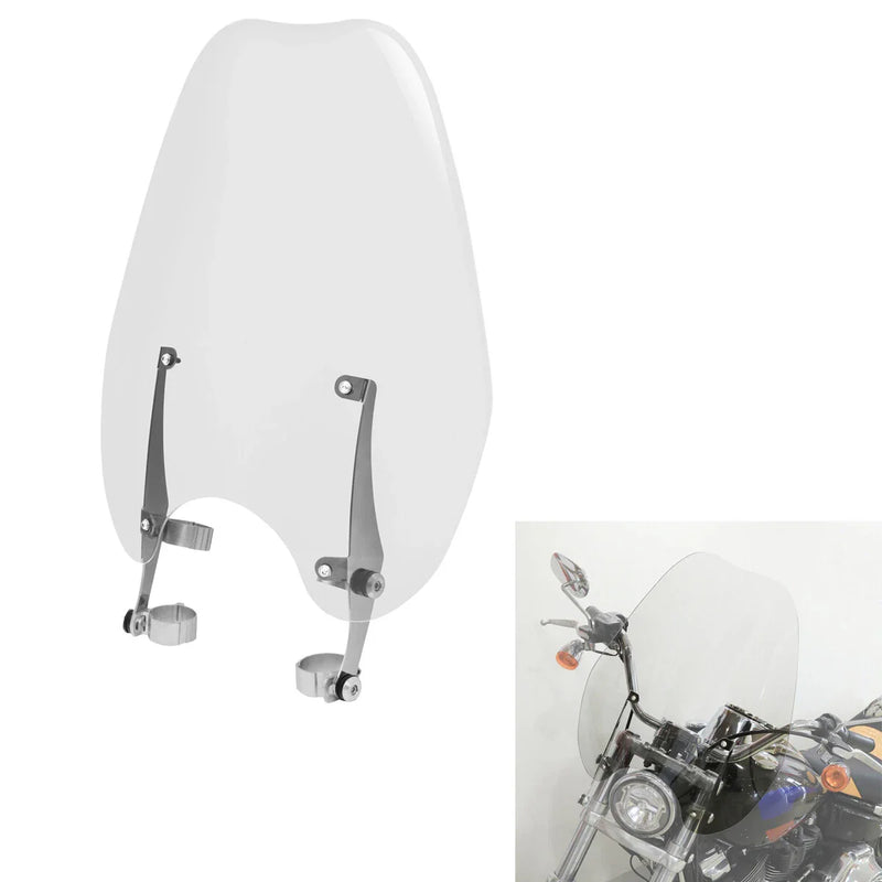 Harley Low Rider FXDL / FXLR Clear Windshield Mount Bracket (2014 - 2020)