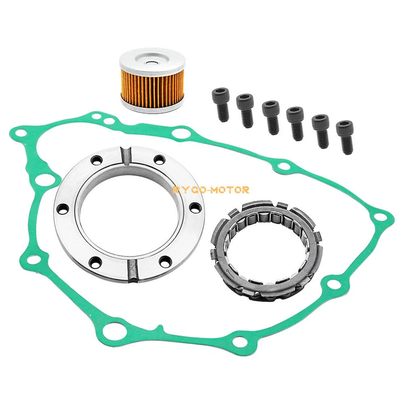 Honda TRX400EX TRX400X Starter Clutch One-Way Bearing Gasket Oil Filter