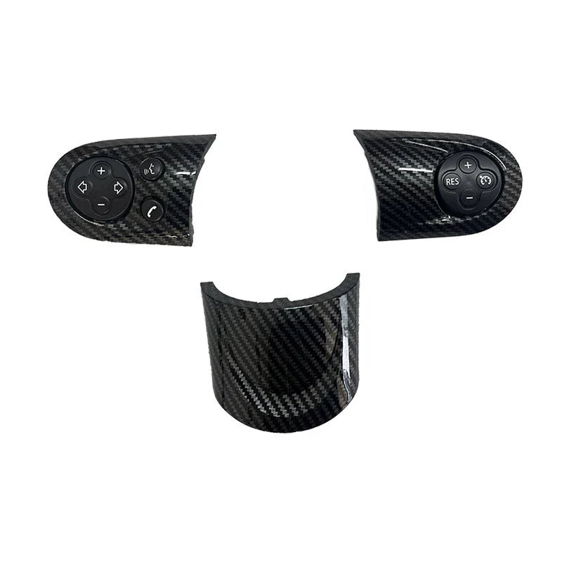 Mini R55-61 Carbon Look Steering Wheel Multifunction Cruise Button Panel