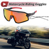 Motorcycle Motorcycle Riding Goggles Red Lens Red Frame PC Tri-Acetyl Cellulos