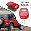 Jeep Wrangler Tail Light 39-LED Brake License Plate Lamp