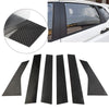 Honda Accord 6Pcs Carbon Fiber Look Door Window Trim Covers (2018-2021)