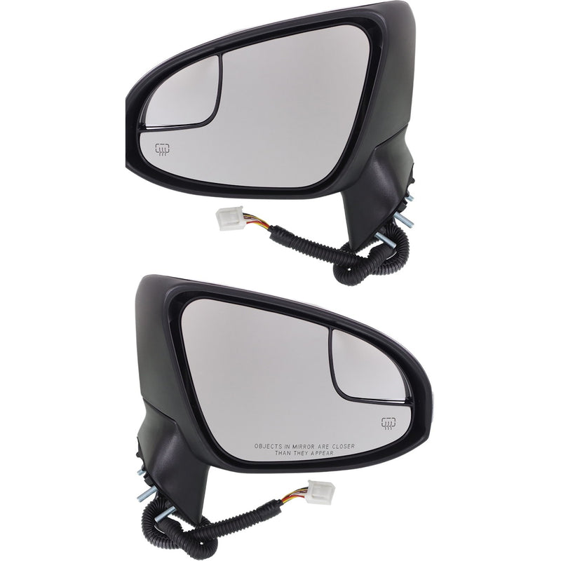 Mirrors For 2013-2014 Toyota Venza LH RH Power Heated