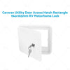 Caravan RV Motorhome Utility Door Access Hatch 194x165mm