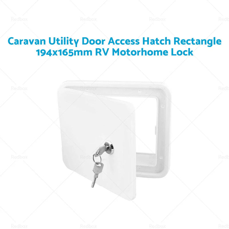 Caravan RV Motorhome Utility Door Access Hatch 194x165mm