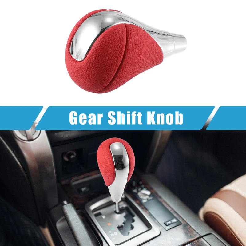 Lexus Toyota Red Silver Tone Gear Shift Knob