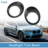 BMW X1 Car Front Left & Right Headlight Trim Bezels (2016-2022)