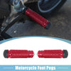 Motorcycle 1 Pair 6mm Aluminum Rearset Footrest Footpeg Red