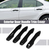 Toyota Camry without Smart Entry Holes 4pcs / GlossBlack / DoorHandle Cover