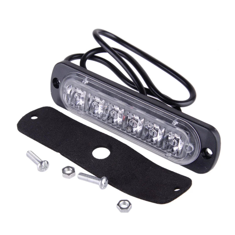 Car Truck 6 LED Side Marker Light Indicator Lamp Blue