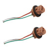 Cars T20 7443 Filament Wedge Stop Light Socket 2 x Connector (2010–2024)