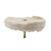 Rotary Tool 6mm Cloth Buffing Wheel Polishing Mop Pad