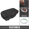 Dodge Charger Black Red Stitches Center Console Armrest Cover (2008-2010)