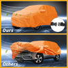 Acura MDX Orange with Zipper 210D-PU Car Cover