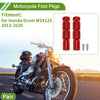 Honda Grom MSX125 Foot Pegs Front Aluminum Alloy Red (2013–2020)