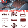 Lexus ES350 / 300h / 250 23x ABS Wood grain Interior Accessories Kit Cover (2019–2022)