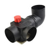 Diesel Heater Black 75mm Pipe Ducting Warm Air Outlet Vent Hose Clip