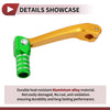 Honda CRF150F Gold Tone Green Silver Gear Shift Lever (2003-2023)