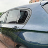 BMW F20 F21 (2011-2021) Black 2 x Rear Side Window Louver Trim Covers
