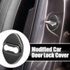 Toyota Black Adhesive 4pcs Car Door Lock Latches Striker Cover Protector