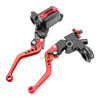 Universal 7/8'' CNC Motorcycle Front Brake Cylinder Clutch Lever Reservoir